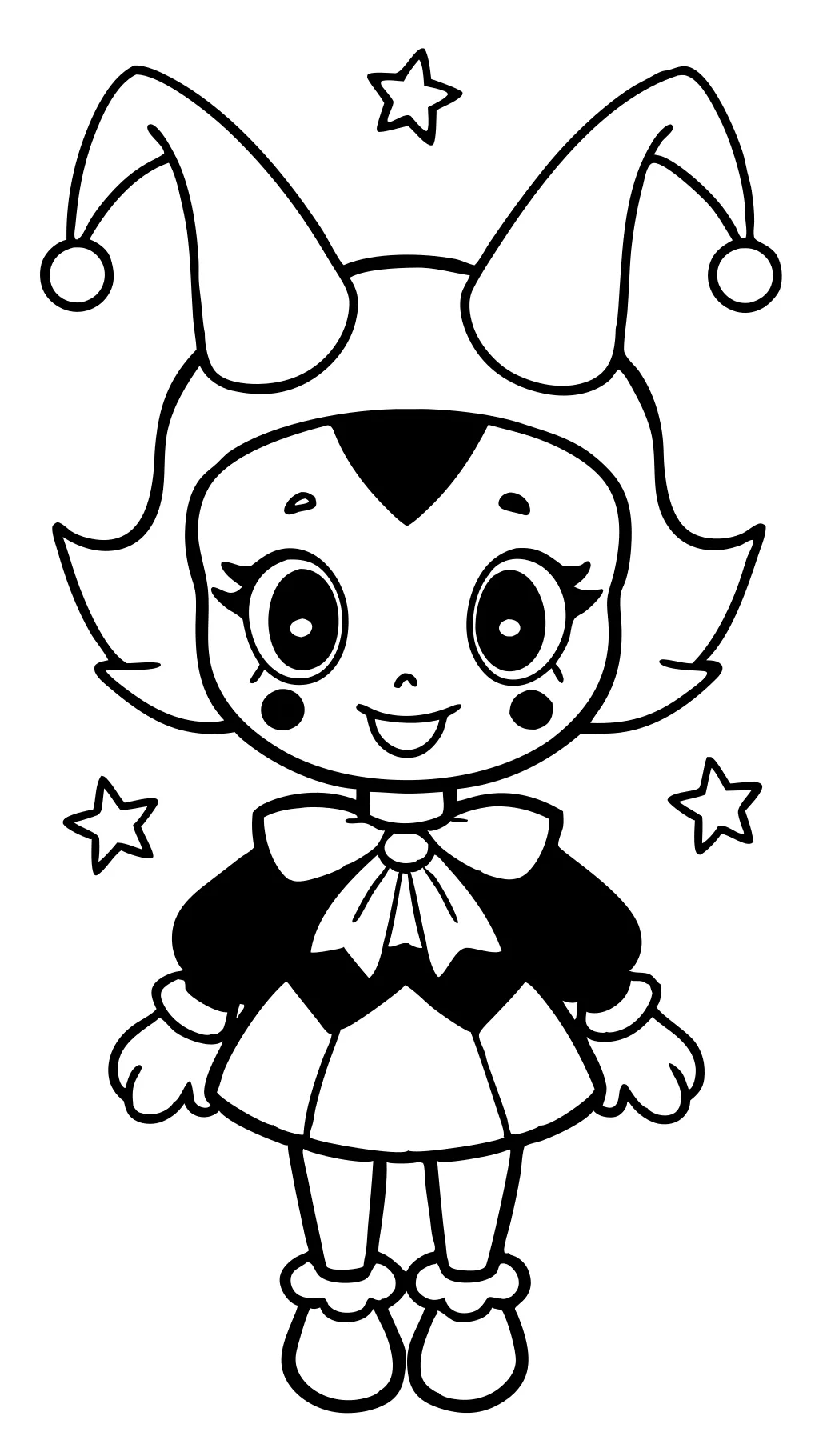 kawaii kuromi coloring page